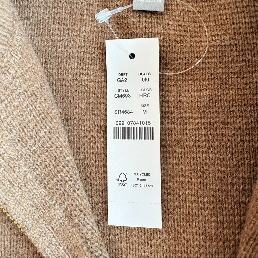 J. Crew Full Zip Flight Sweater-Jacket